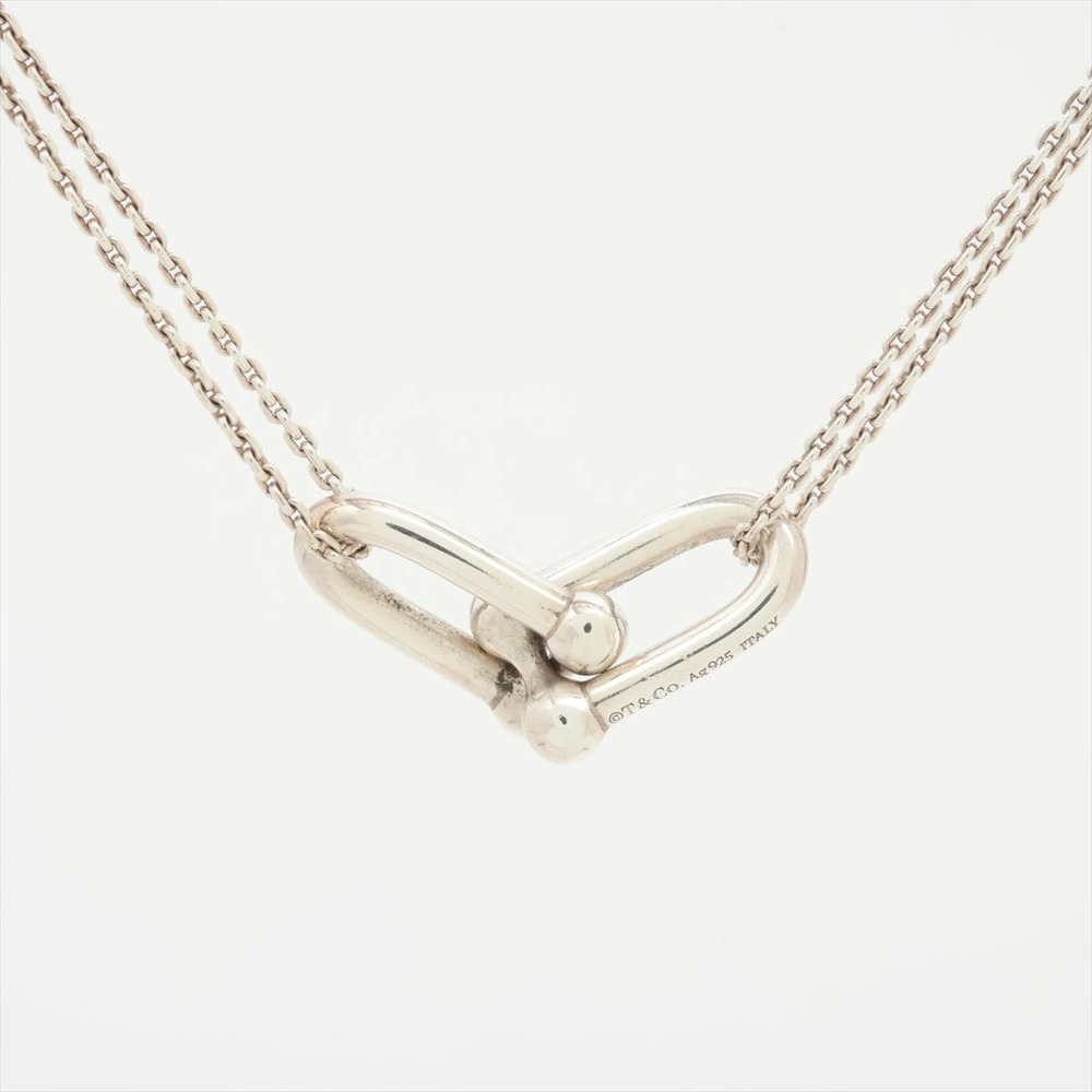 Tiffany HardWear Double Link Necklace Sterling Silver